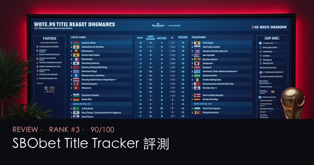 SBObet Title Tracker hero